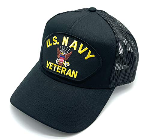 Gorra ajustable malla US Navy Veteran Patch miniatura 1
