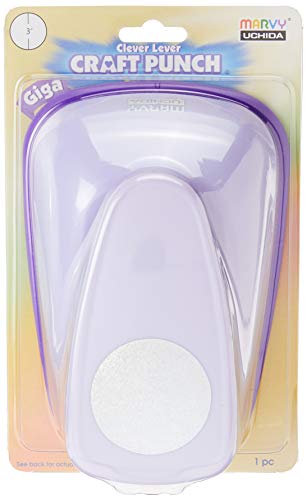 Uchida Clever Lever Giga Craft Punch, Circle #TOP3