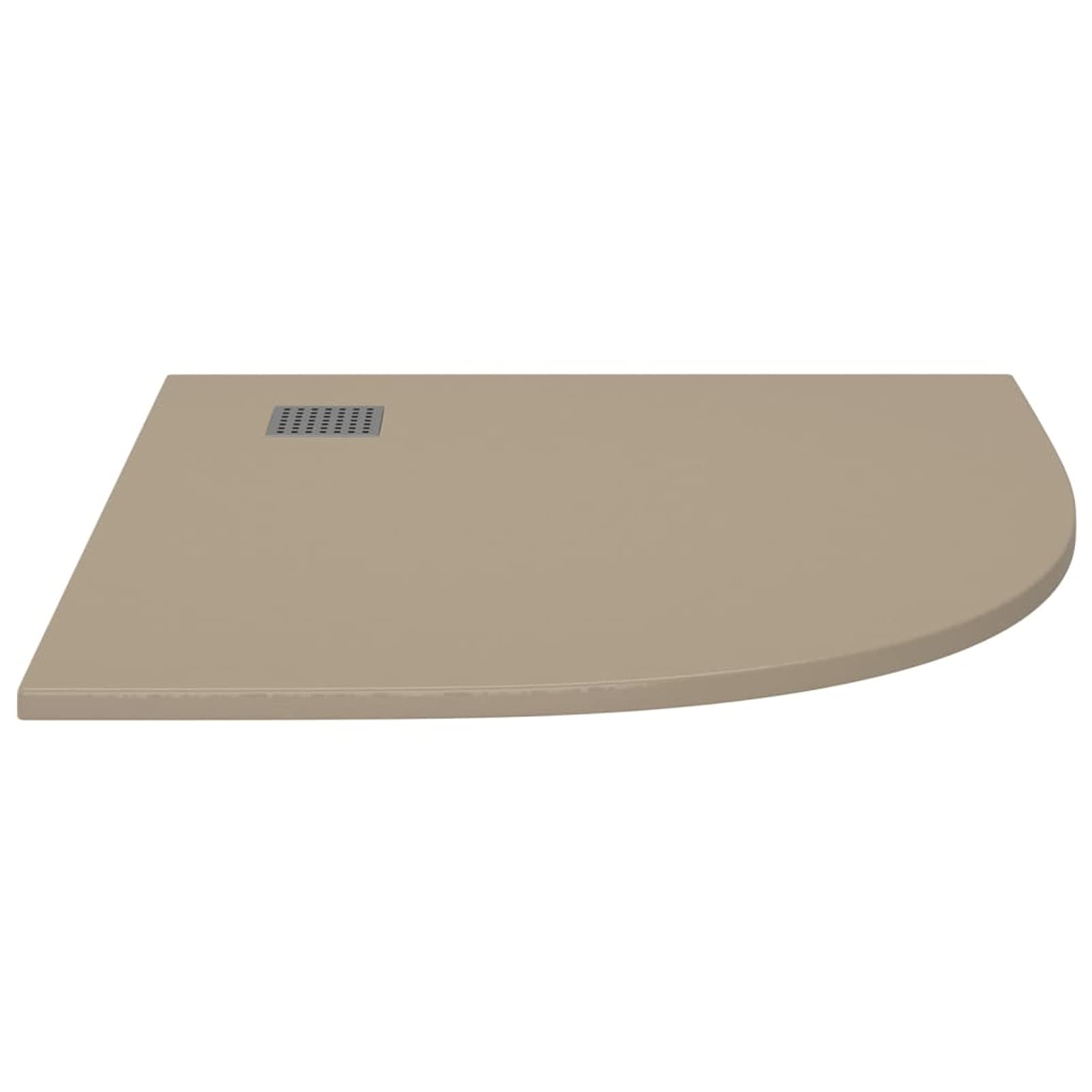 LAPOOH Brodzik pod prysznic SMC brązowy 90x90 cm, brodzik pod prysznic, brodzik pod prysznic umywalka łazienka toaleta-148929