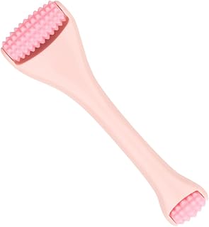 1pcs rodillo de masaje facial de doble cabeza...