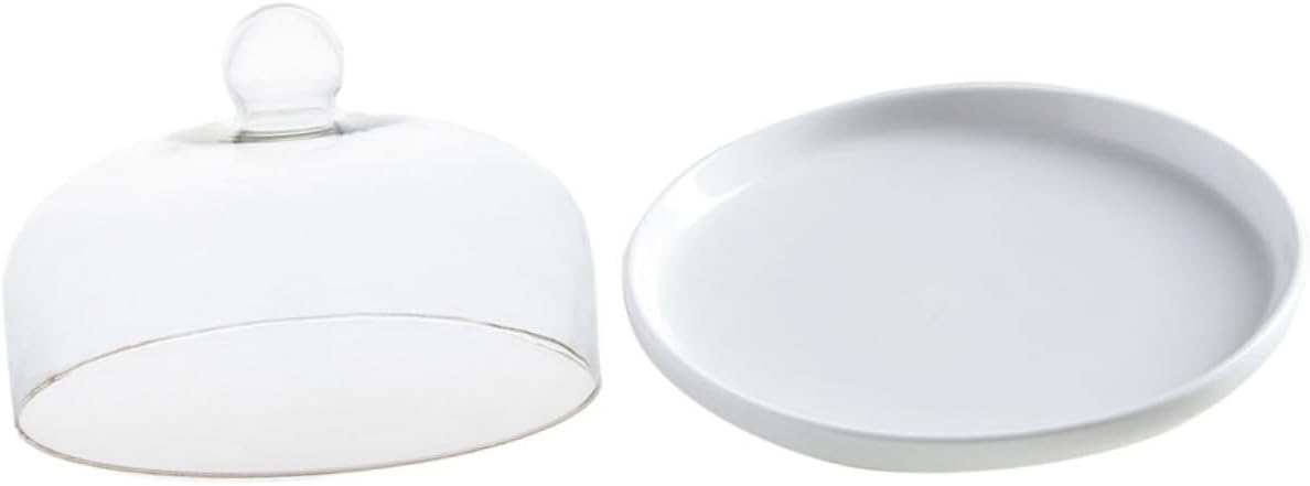 Ceramic Cake Tray Wedding Dessert Plate Cake Cover Household Dessert Accessory Party Plate