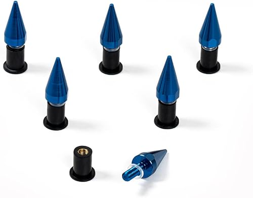 Kit de tornillos para parabrisas de carenado rojo para Kawasaki ZZR250 ZZR-400 Z400 Z650 Z800 Z900 Tornillos para parabrisas sujetadores clips de