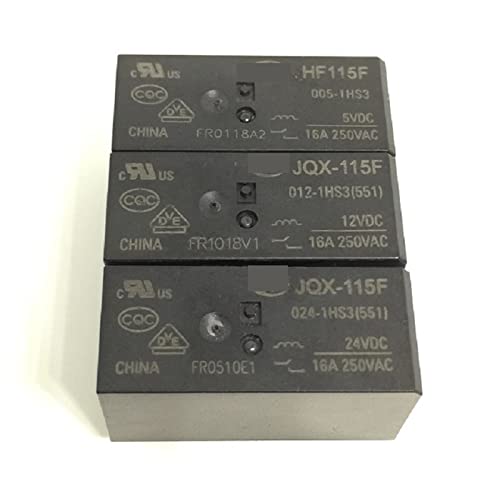 Relés HF/JQX-115F-005 componentes electrónicos de 16A 250VAC para reparación de electrodomésticos