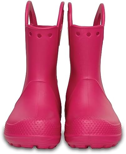 Crocs unisex child Rain Boot, Candy Pink, 6 Toddler US | Image 3