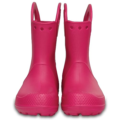 Image of Crocs Kids' Handle It Rain Boots | Waterproof Slip On Shoes | Kids' Rain Boots