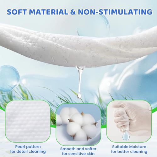 Image of VOISEN 96 Pcs Pet Glove Wipes for Dogs, Pet Cleaning Gloves