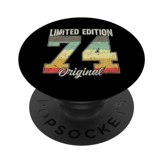 1974 Vintage Cumpleaños Retro Edición Limitada Hombres Mujer PopSockets PopGrip Intercambiable