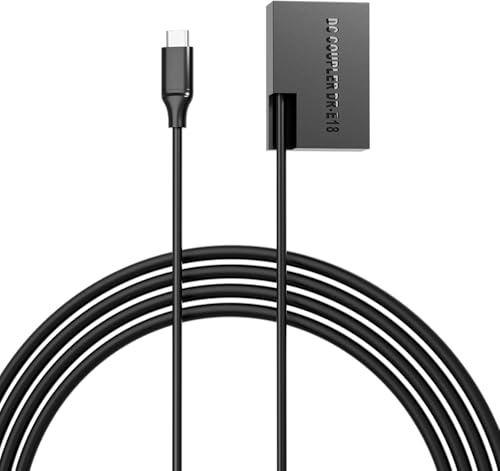 Kit ACK-E18 USB C para transmitir en vivo con cámaras Rebel T7i T6i y 250D