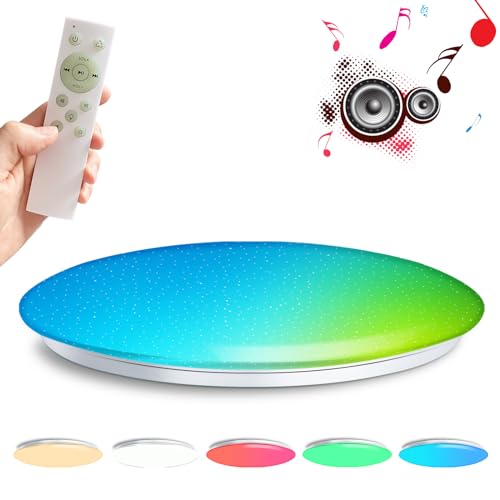 Hoyoomi LEDV[OCg Xs[J[ Bluetooth 12 10 60W 5700lm  F 邳[ F ȃGl Rt 铔 rO Ɩ dC tȒP