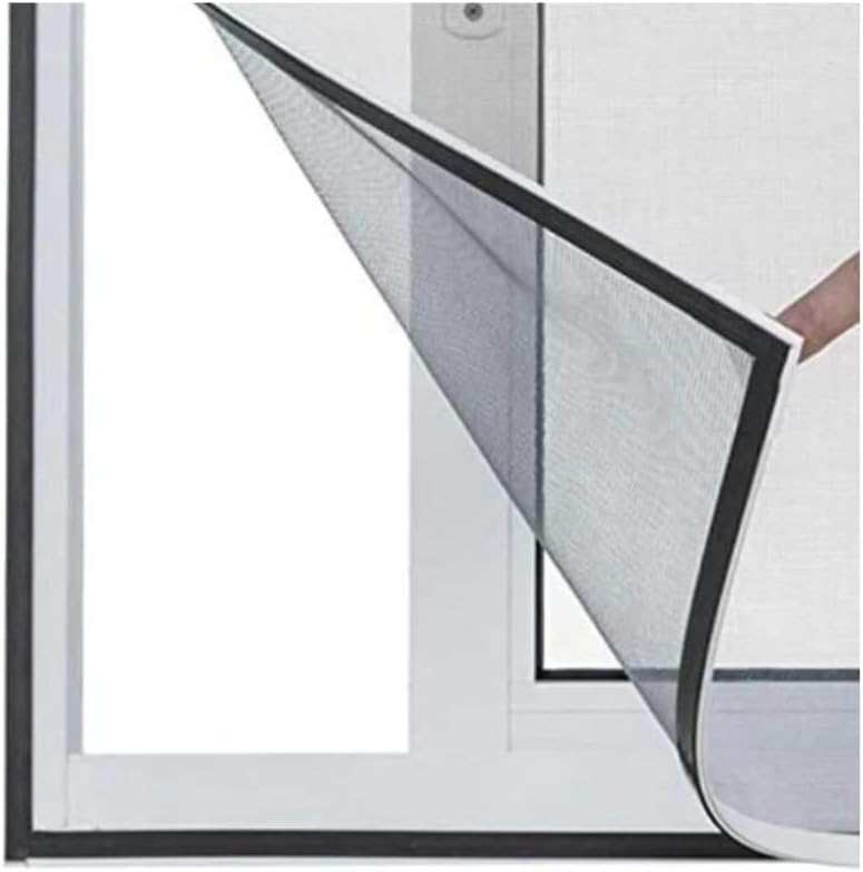 Screentastic PRO Tela Mosquiteiro Magnética para Janela, Proteção Anti Mosquito, Fibra de Vidro, 150x180 cm, Branco, Sistema Magnético