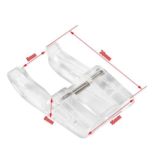 Pie Prensatela Abierto Transparente para Máquina de Coser miniatura 4