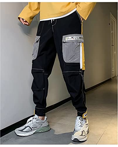 MOKEWEN Men's Women Techwear Streetwear Visual Kei Jogger Cargo Hip Hop Pants with Pockets4
