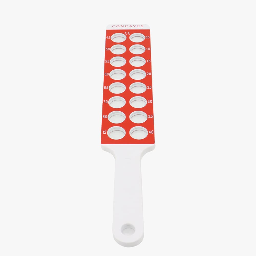 Retinoscopia óptica Rack Lens Set El examen rápido de dioptrías de gafas 2 barras 32 lentes Esfera Barra plástica Equipo oftálmico Refracción Inspección
