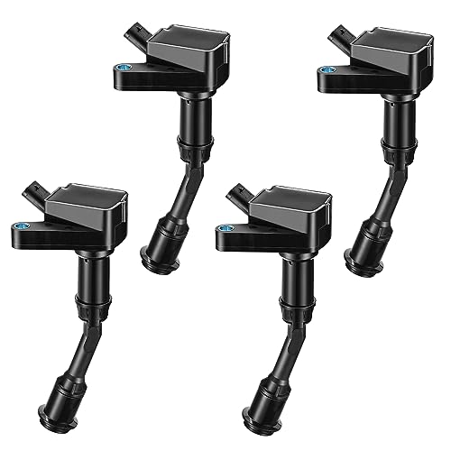 Image of BDFHYK Ignition Coil Pack UF-735 Set of 4 Compatible with Ford 2014-2020 Fusion 2017-2019 Escape 1.5L L4 Replacement for C880 GN10645 DG554 V25700032 DS7G-12A366-BB DG-552 E1235