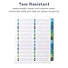 Avery Double Column 24 Tab Dividers for 3 Ring Binders, Customizable Table of Contents, Multicolor Tabs, 1 Set (11321)