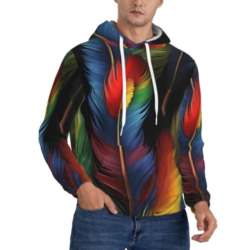 Chandail chaud pour hommes contre le froid de l'automne avec capuche épaisse