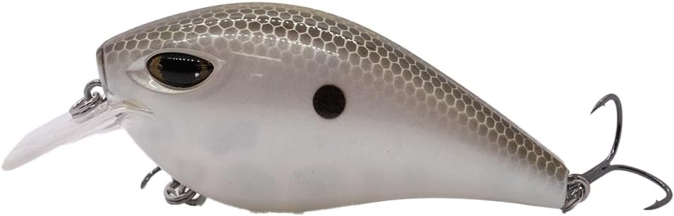 Duckett Fishing Squarebill Crankbait, Shallow Water Bass Lure with Aggressive Action and Deflections