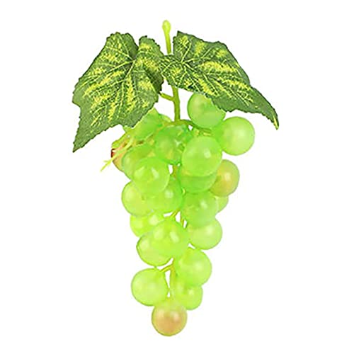 Racimos de Uvas Artificiales realistas, Uvas Artificiales | UVA Verde Violeta Negra Reutilizable | Ramos de UVA Artificial Natural y Duradera UVA Verde Violeta Negra