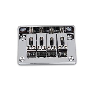 Chevalet de guitare électrique, chevalet de guitare à 4 cordes, chevalet à 4 selles pour basse de guitare électrique… - Les Beatles, Paul McCartney, John Lennon, RIngo Starr, George Harrison Chevalet de guitare électrique, chevalet de guitare à 4 cordes, chevalet à 4 selles pour basse de guitare électrique… – Image 3