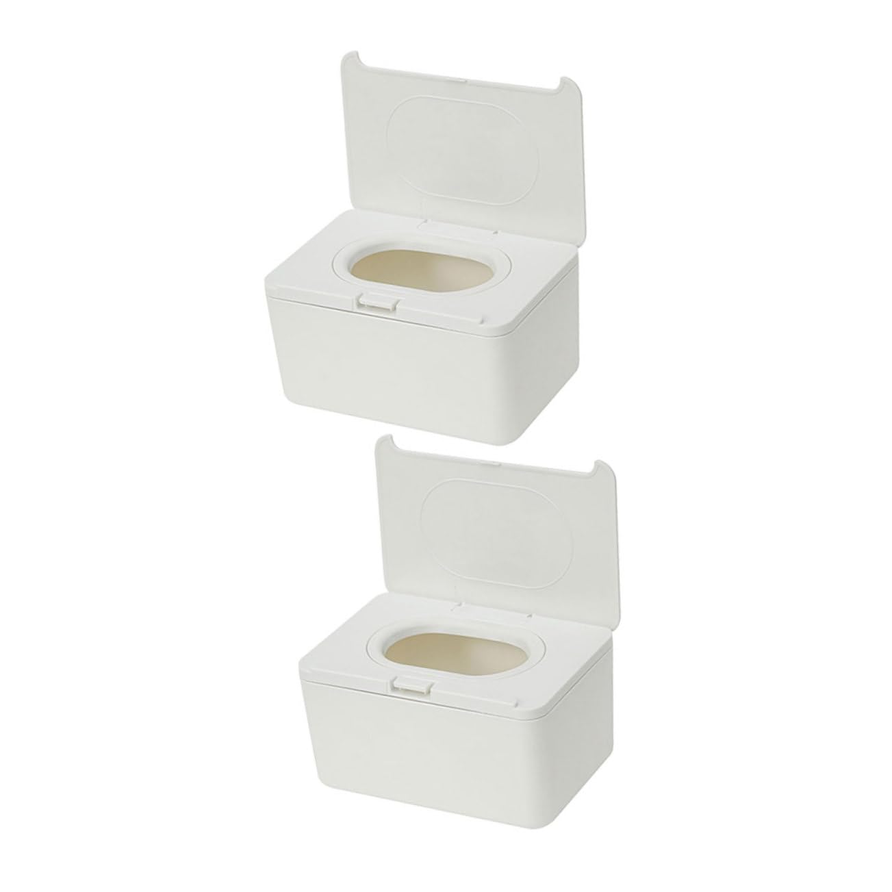 Mikinona 2 Contenitore Salviettine Umidificate Dispenser Portatile per Salviette Design e Pratico Facile e Riutilizzabile