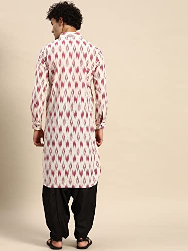 Image of Rajubhai Hargovindas Men's Festive Cotton Pathani Kurta