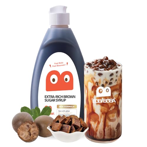 Bobi Boba Extra-Rich Brown Sugar Syrup,16.9 Fl Oz., Pack of 1