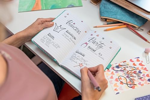 Sigel JN137 Notizbuch A5 liniert rose, Tagebuch Jolie, Hardcover, Gummiband, Stifteschlaufe, Einstecktasche, vegan, aus nachhaltigem Papier