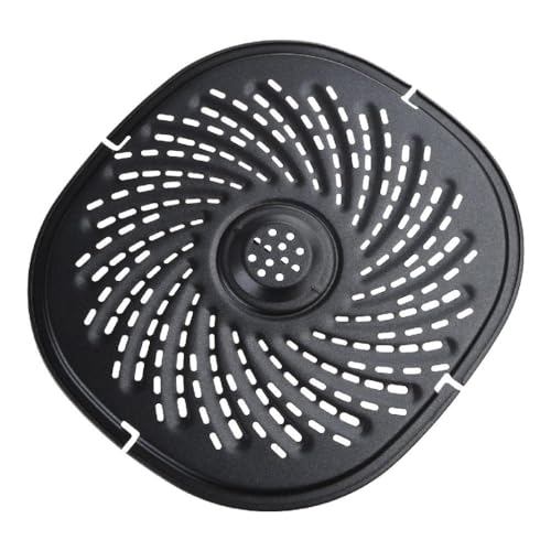 Luftfritteuse Grillplatte Multifunktionskorb Kohlenstoffstahl Material Air Fryer Ersatzteil für perfekt gekochte Mahlzeiten Air Fryer Korb