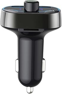 MUSISALY Carregador Para Carro Carregador De Celular Para Carro Carregador De Celular Carregador De Carro Mp3 Player Carro Mp3 Player Dual USB Carregador De Carro Sem Fio Mp3 Player Preto