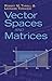 Vector Spaces and Matrices (Dover Books on Mathematics)