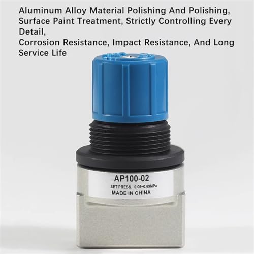 Vannes de réglage de pression pneumatiques AP100-01 pour circuit stable