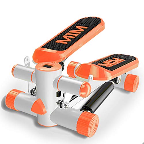 Stepper, display multifunzione, macchina per dimagrire/modellare/vita sottile, resistenza di 30 libbre, step su/giù/torsione a sinistra e a destra, salvaspazio, dormitorio/ufficio