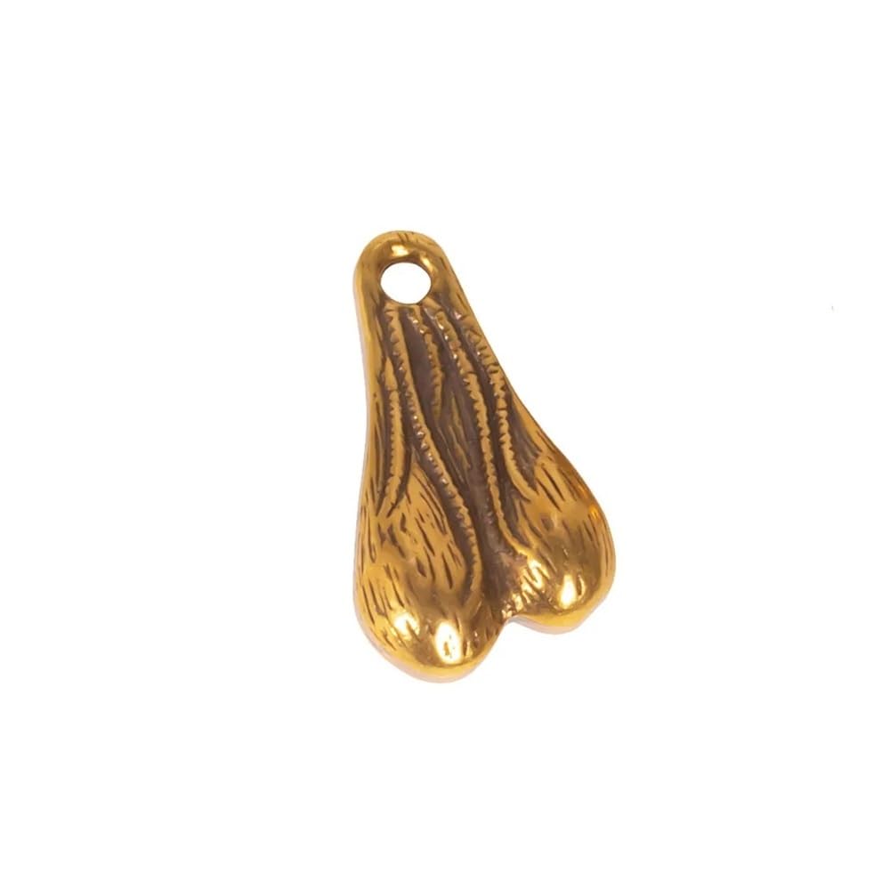 Brass RC Nut Bumper Dangler Balls 44x23mm Scale Accessories Compatible with 1/10 1/8 Crawler Cars SCX6 TRX6 YK6101 TF2 and Similar Models(1PCS)