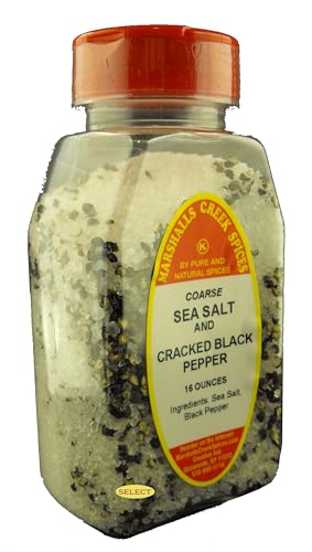 Marshalls Creek Select Spices Sal Marina y Pimienta Negra Molida 16 oz
