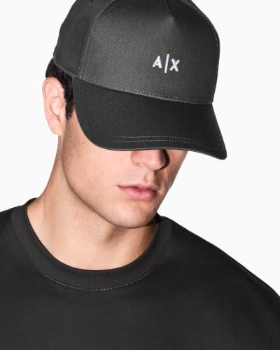 Image of Armani Exchange Men's Small Contrast Logo Baseball Hat