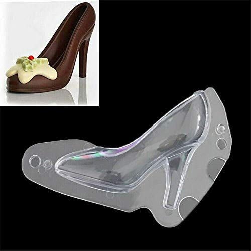 Moule 3D en forme de chaussure à talon haut pour chocolat, bonbons, gâteaux, gelée, décoration de mariage