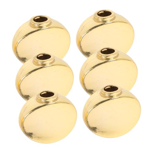 Milisten 6Pcs Oval Guitar Tuning Pegs Knobs Durable Machine Heads for Acoustic and Electric Guitars Easy Installation Upgrade Your Guitar Style and Function