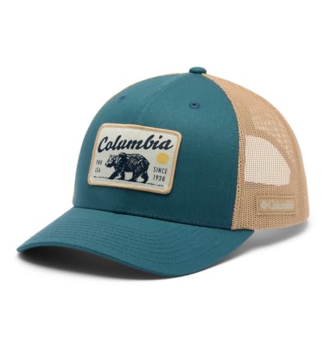 Columbia Unisex Mesh Snap Back Everblue/PNW Bear One Size