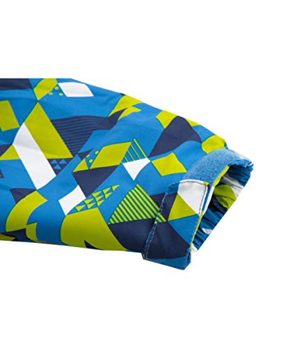 M2C Boys Hooded Color Block Waterproof Fleece Lined Windbreaker Jacket Navy 8/9 #TOP5