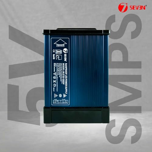 Image of 7SEVEN SMPS 5v Power Supply 60amp 300w Weather Proof Rainproof Suitable for LeD Signage, Strip Light, Decorate Lite, Microcontroller & Embedded Systems, Industrial Machine and Much More (5v 300w)