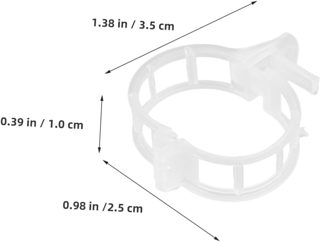400pcs Plastic Tomato Plant Clips for Vegetable Vine Fixing, Weather-Resistant Trellis Support Clamps with Wide Compatibility for Outdoor Use and Gardens