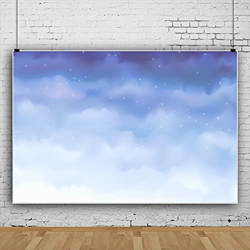 CSFOTO 2,2x1,5m Blu e Bianco Nuvole Sfondo Cielo