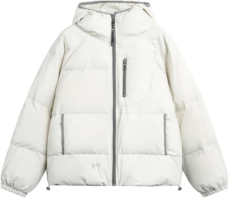 Short Thickened Cotton Padded Jacket Loose Versatile Top for Both Men Women