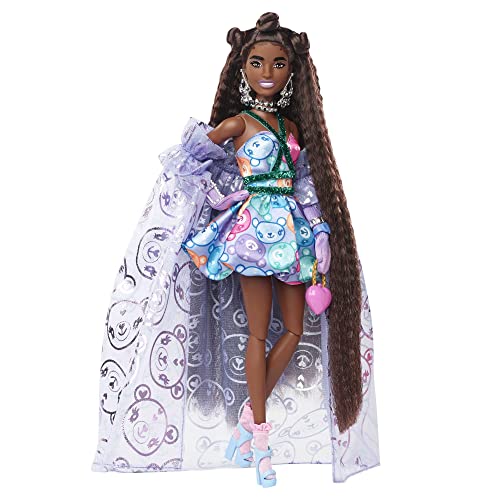 Muñeca Barbie Extra Fancy con Accesorios y Peluche miniatura 3