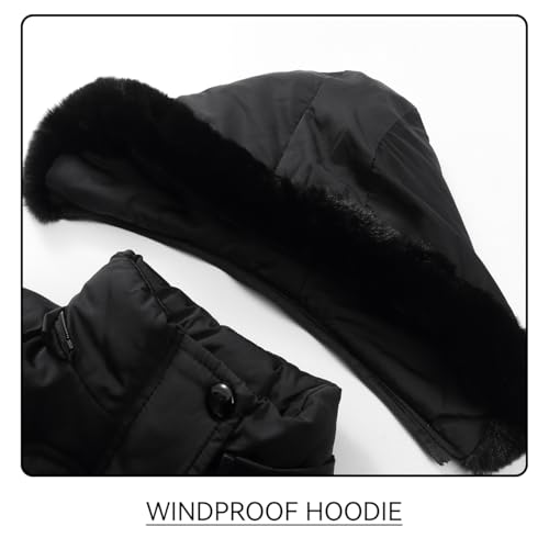 Little Girls Winter Dress Coats Fleece Jacket Heavyweight Clothes Kids Outwear3