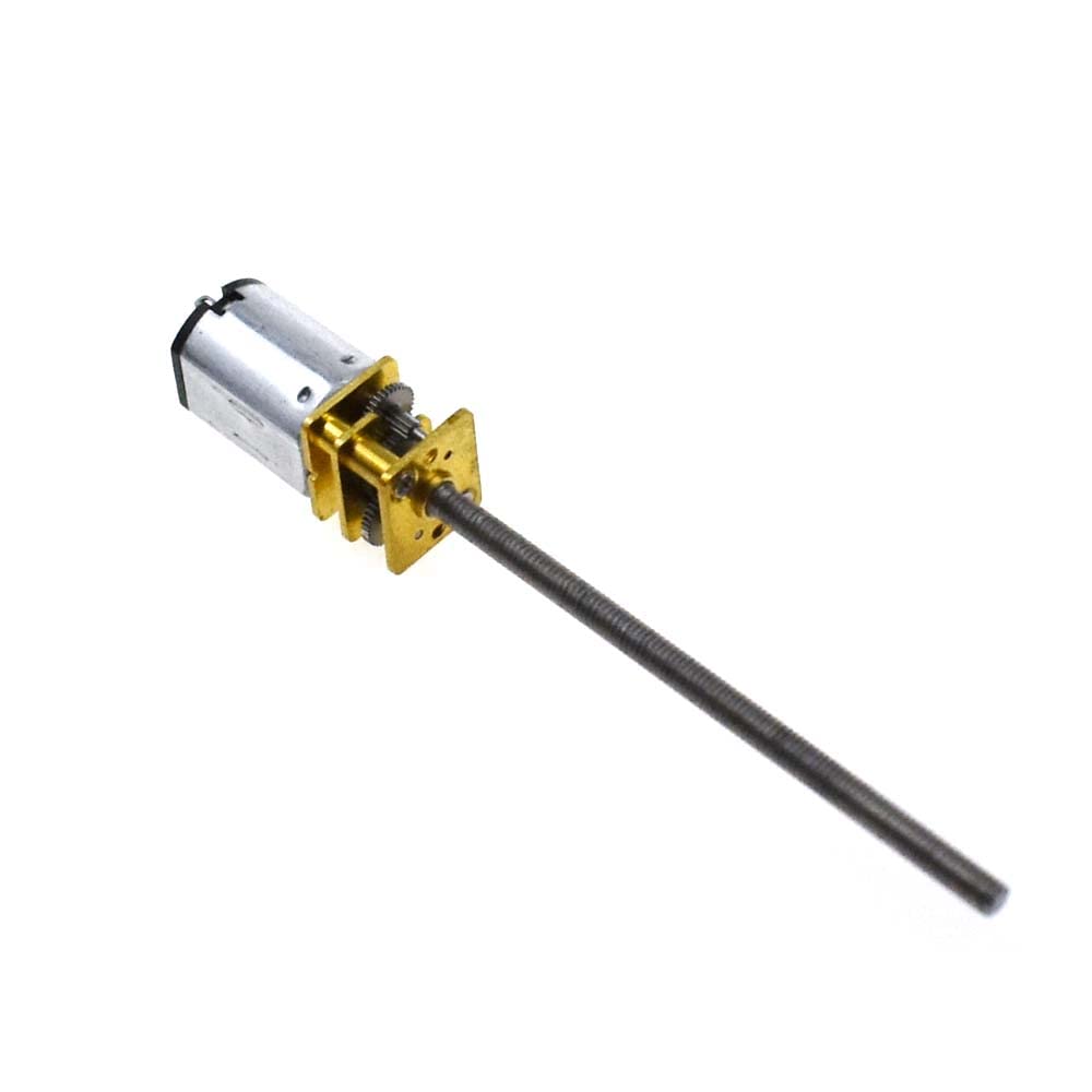 Reland Sun DC 3V Gear Motor M3*55MM Lead Screw Thread Output Shaft 30-600RPM (150RPM)