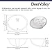 DeerValley Undermount Bathroom Sink, DV-1U301 Liberty 17