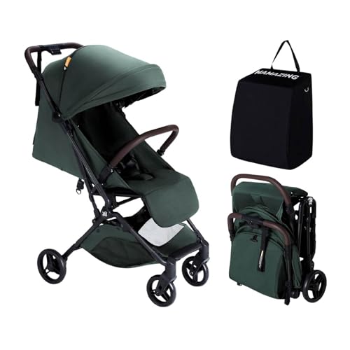 MAMAZING-Baby-Reise-Buggy-Kinderwagen-fur-6M-4-Jahre-bis-15-kgHandgepack-Geeignet-Klein-zusammenklappbar-Buggy-Flugzeug-mit-Einhandig-faltbares-Design-leicht-kompakt-526kg-aus-Kohlefaser-Grun | Dealmeister.io Alt tag für bilder post titel