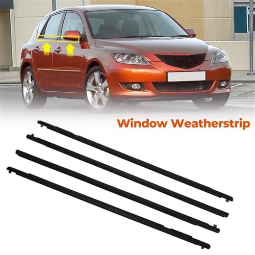 Joint d'étanchéité pour vitre de voiture Mazda 3 résout sifflement air - 3