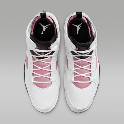 Nike Jordan Flight Club '91 Men's Shoes (DC7329-103, White/Rust Pink/Black) Size 9.5